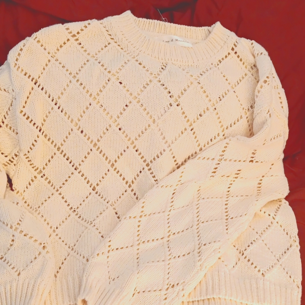 Chelsea & Theodore Sweater - Winter White